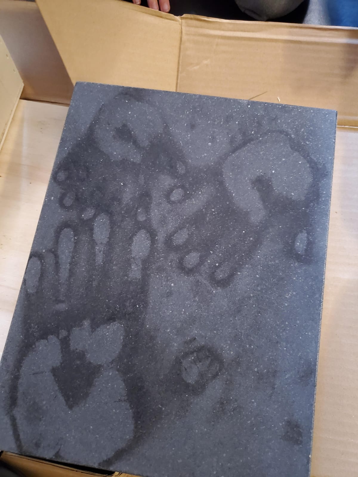 12 Inch Length 9 Inch Width 3 Inch Thickness Granite Surface Plate, No Ledge 12x9x3 Inch customer photo 1