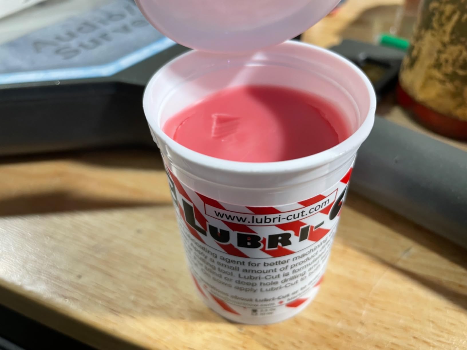 Cutting Paste for Drilling Metal - 10 Oz Tub - Made in USA | Beeswax Cutting Oil for Drilling Metal | High Performance Tapping & Cutting Wax | Saw Blade Lubricant & Drill Cutting Fluid customer photo 2