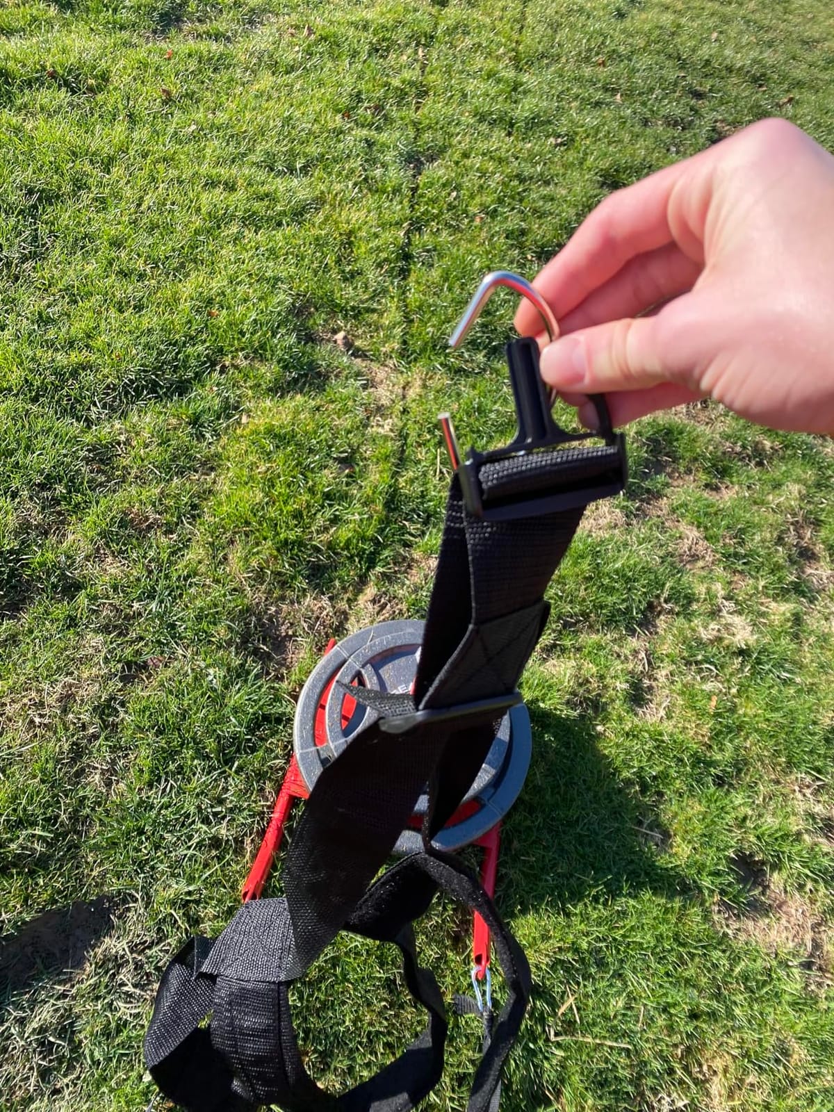 ECOTRIC Power Speed Sled & Harness Weighted Drag Sport Running Football Train Fit for 1-2 Inch Plates customer photo 1