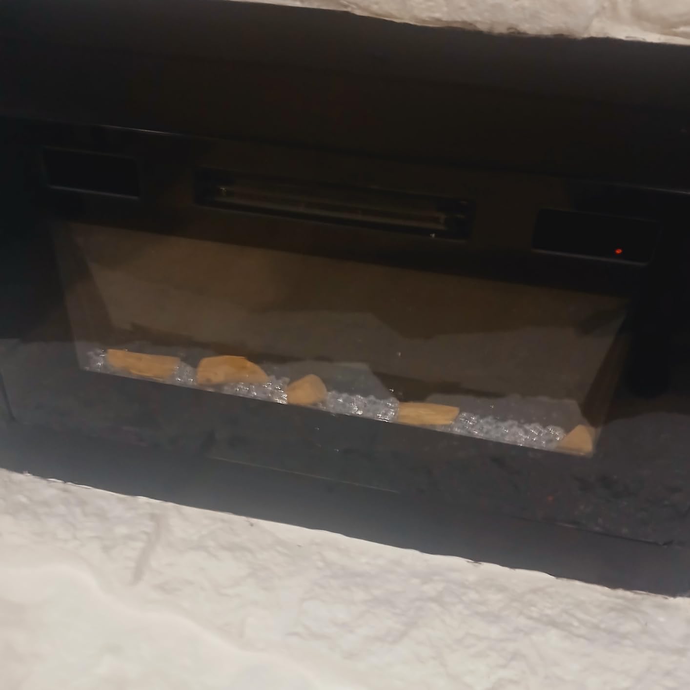 Antarctic Star 60 Inch Electric Fireplace in-Wall Recessed and Wall Mounted, Fireplace Heater and Linear Fireplace with Multicolor Flame, Timer, 750/1500W Control by Touch Panel & Remote customer photo 2