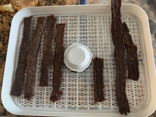 XINQIAO Beef Jerky Gun for Ground Meat, Plastic Jerky Cannon Comes with 4 Nozzles, 2 Brushes customer photo 2
