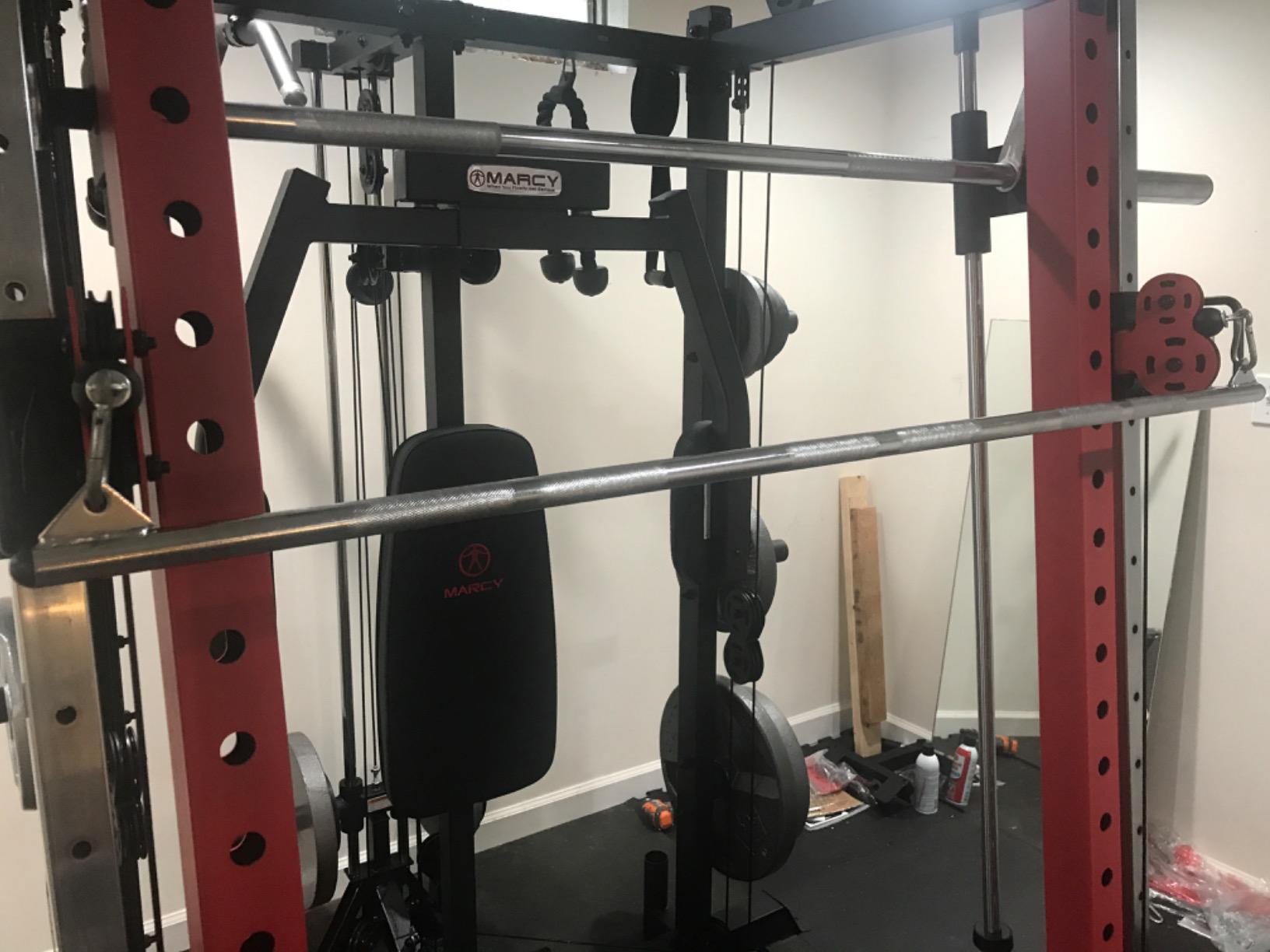 Marcy Smith Machine Cage System Home Gym Multifunction Rack, Customizable Training Station customer photo 1