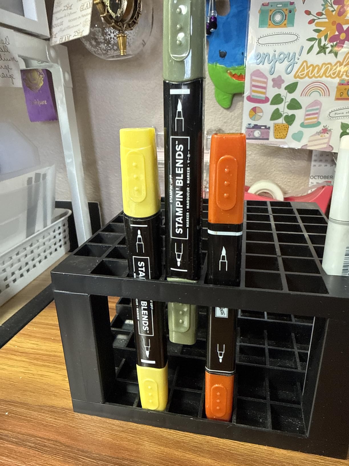 U.S. Art Supply 60 Slot Marker Organizer & Paint Brush Holder customer photo 1