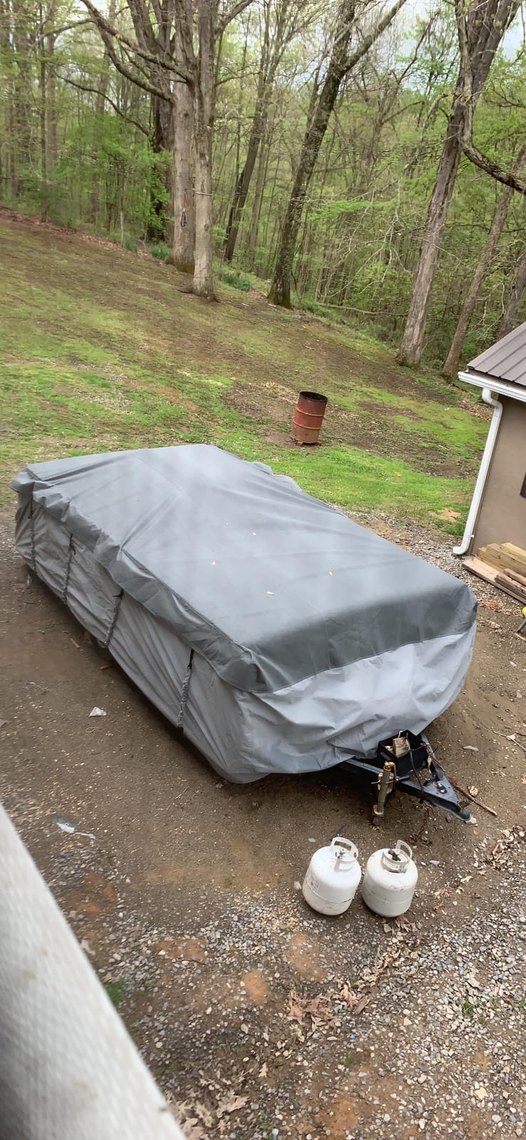 GEARFLAG Pop-Up Camper Cover, Waterproof Folding Trailer Cover with Air Vents & Reinforced Straps, Heavy Duty All-Season Weatherproof Protector Fits 12'-14' RVs customer photo 2