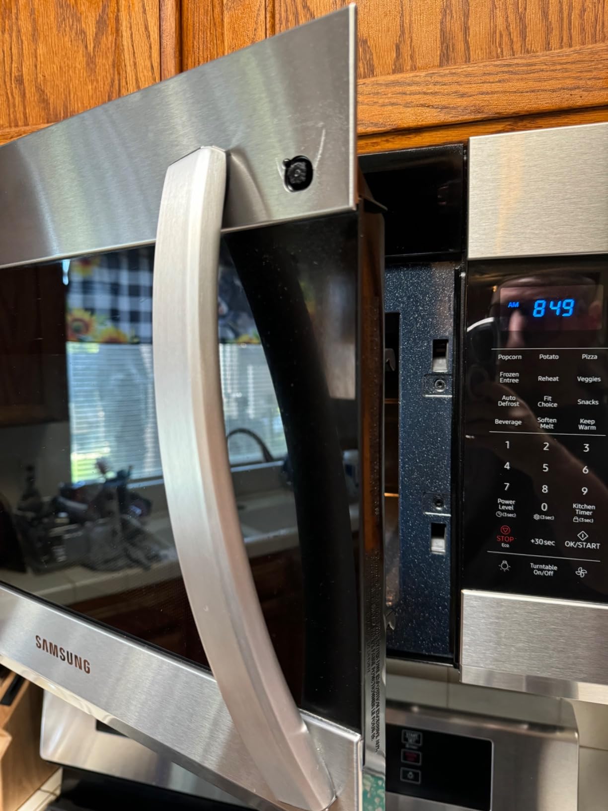 Samsung ME19R7041FS 1.9 Cu.Ft. Stainless Steel Over-The-Range Microwave customer photo 2