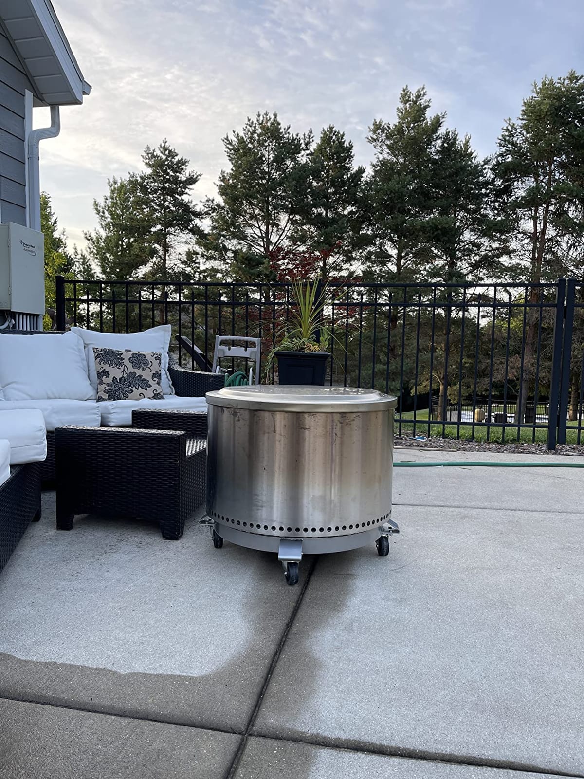 Drum Dolly 55 Gallon - Trash Can Cart 1000 Pound Heavy Duty Swivel Casters Wheel Steel Frame Gas Dolly Cart Non Tipping Hand Truck customer photo 1