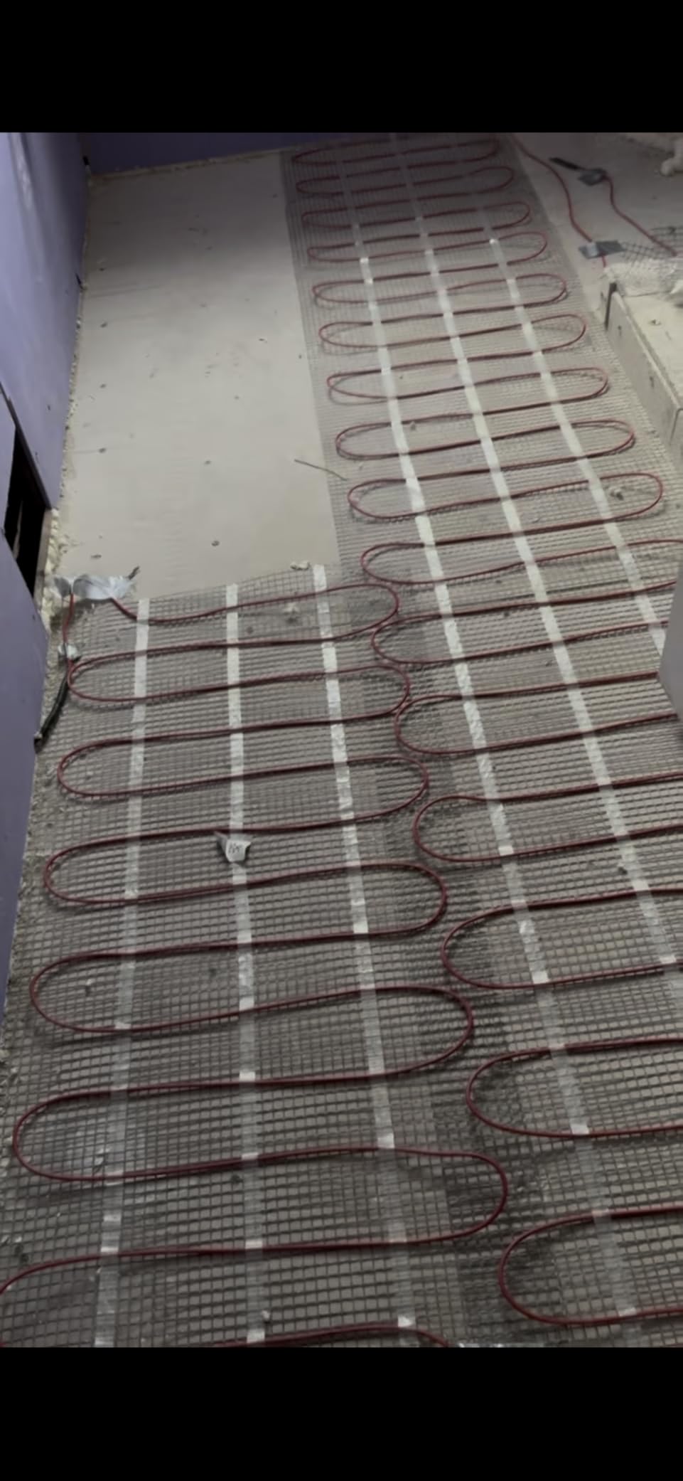 LuxHeat 20 sqft Heated Floor Mat Kit, Prog Thermostat - 120V Floor Heat customer photo 1