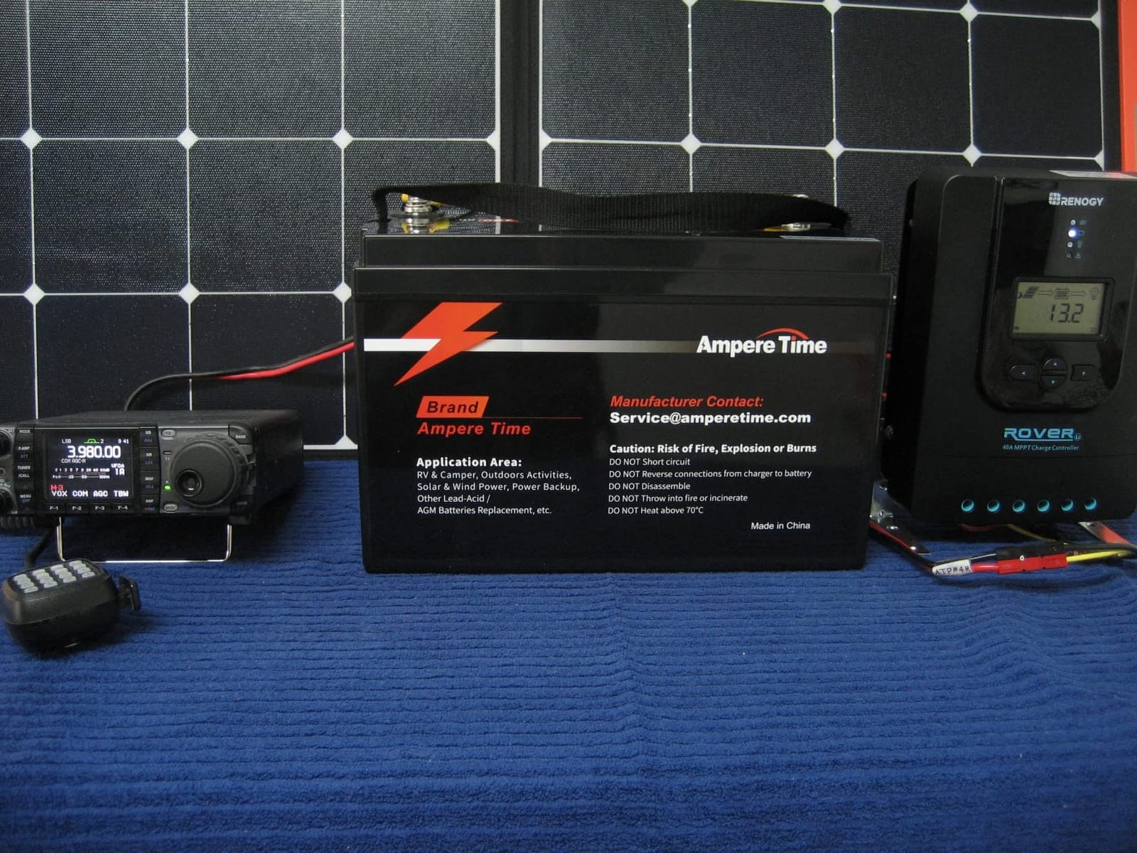 LiTime 12V 100Ah Group 31 LiFePO4 Deep Cycle Battery for RV Marine Solar | 100A BMS, Max. 15000 Cycles at 60% DOD, IP65 Waterproof, Max 4P4S, 1280Wh, Lithium Batteries for Camper Off-Grid, Travel customer photo 1