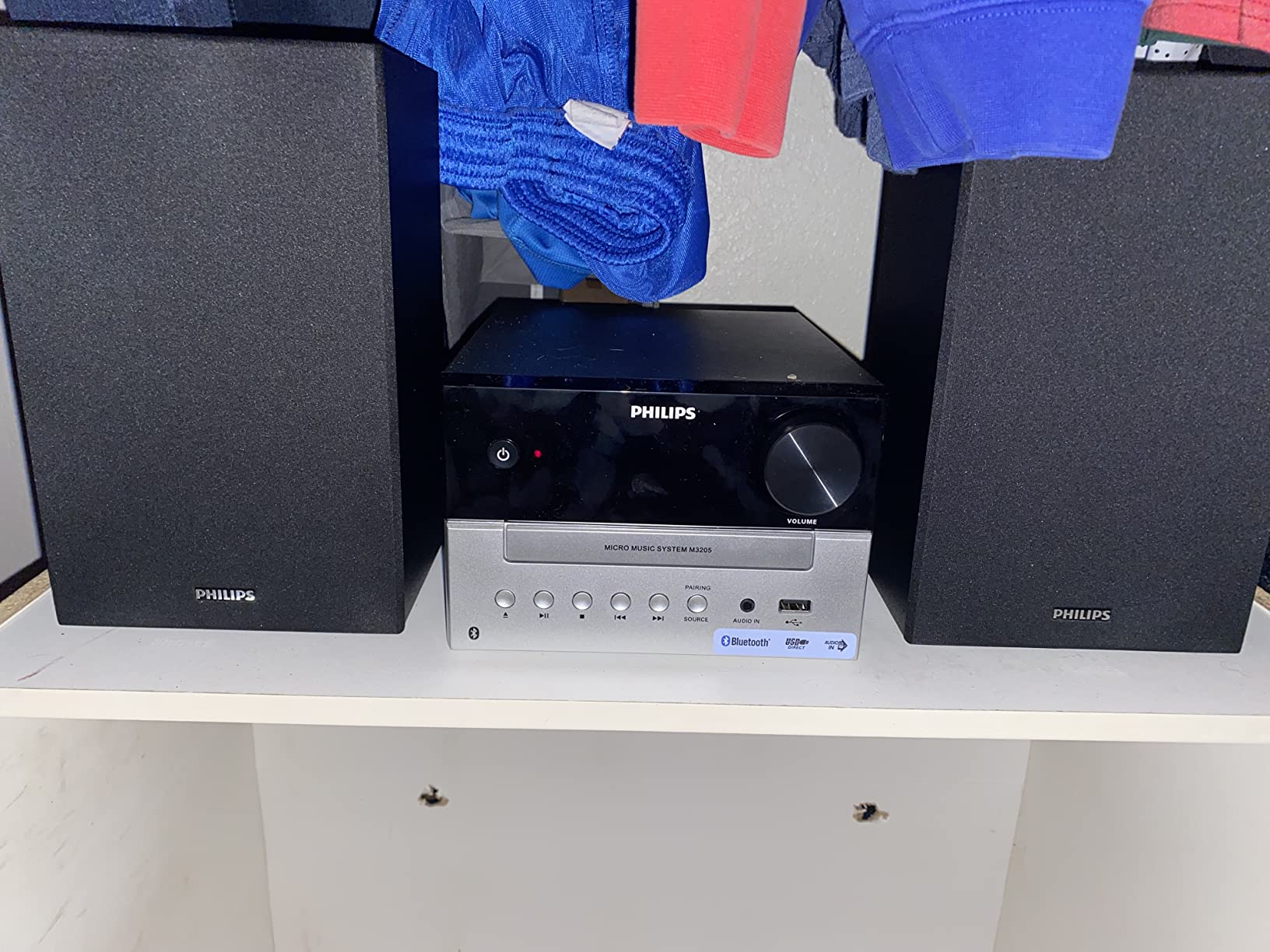 Philips Bluetooth Stereo System for Home with CD Player for Home, Wireless Streaming, MP3, USB, Audio in, FM Radio, 18W, Micro Music Sound System customer photo 2