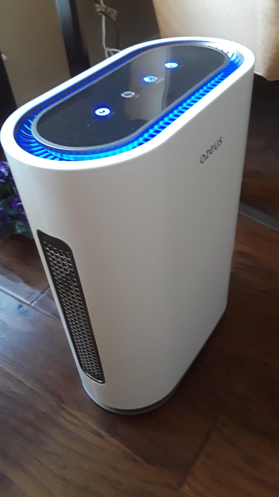 AZEUS Air Purifier for Wildfire Smoke, UV-C HEPA for Home Large Room, White customer photo 1