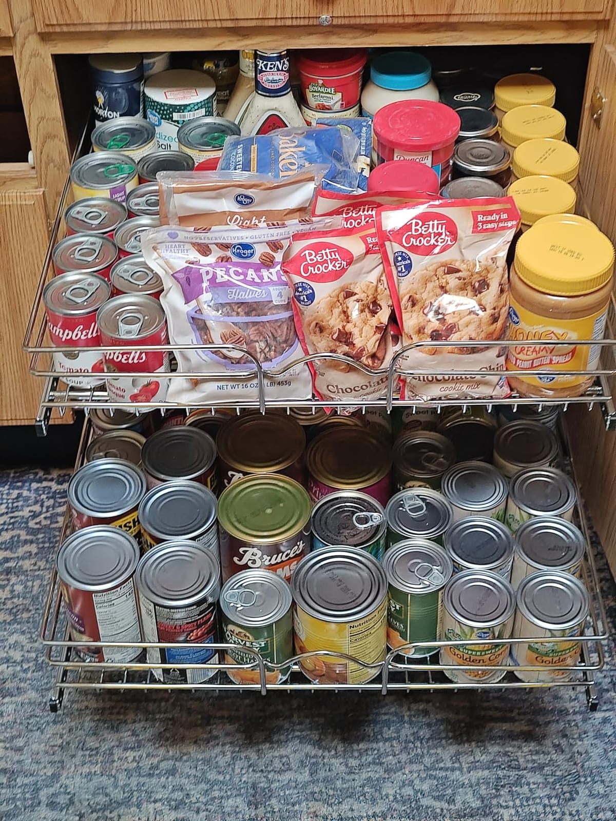 Rev-A-Shelf Pullout Organizer for Cabinets, Min Opening Width of 11.5