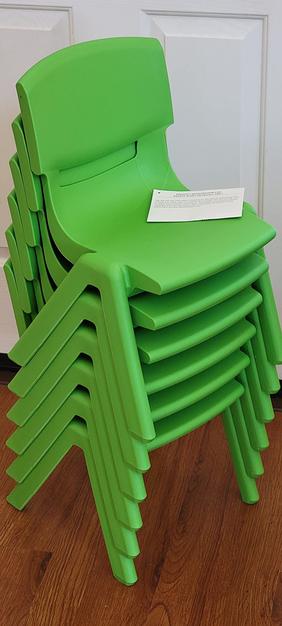 Flash Furniture 48x24 in Rectangular Activity Table with 6 Chairs, Natural customer photo 1