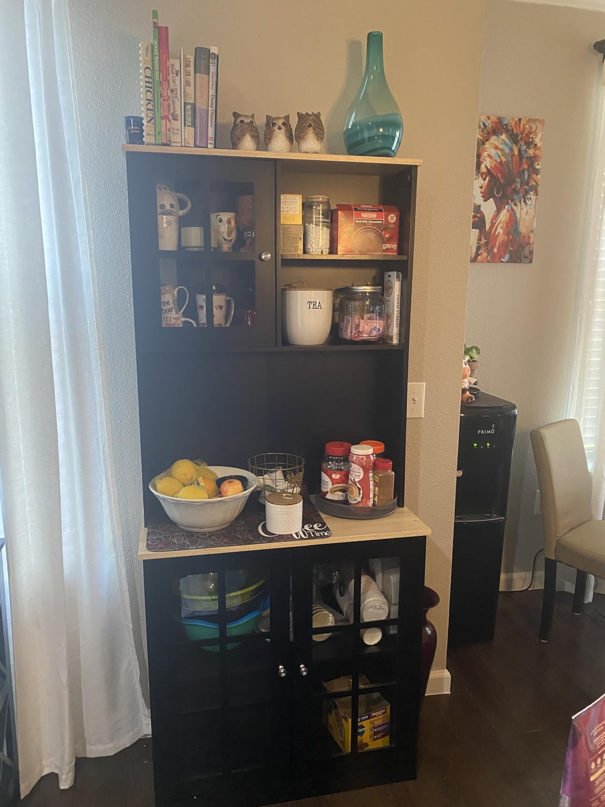 HOMCOM Kitchen Pantry Storage Cabinet 72
