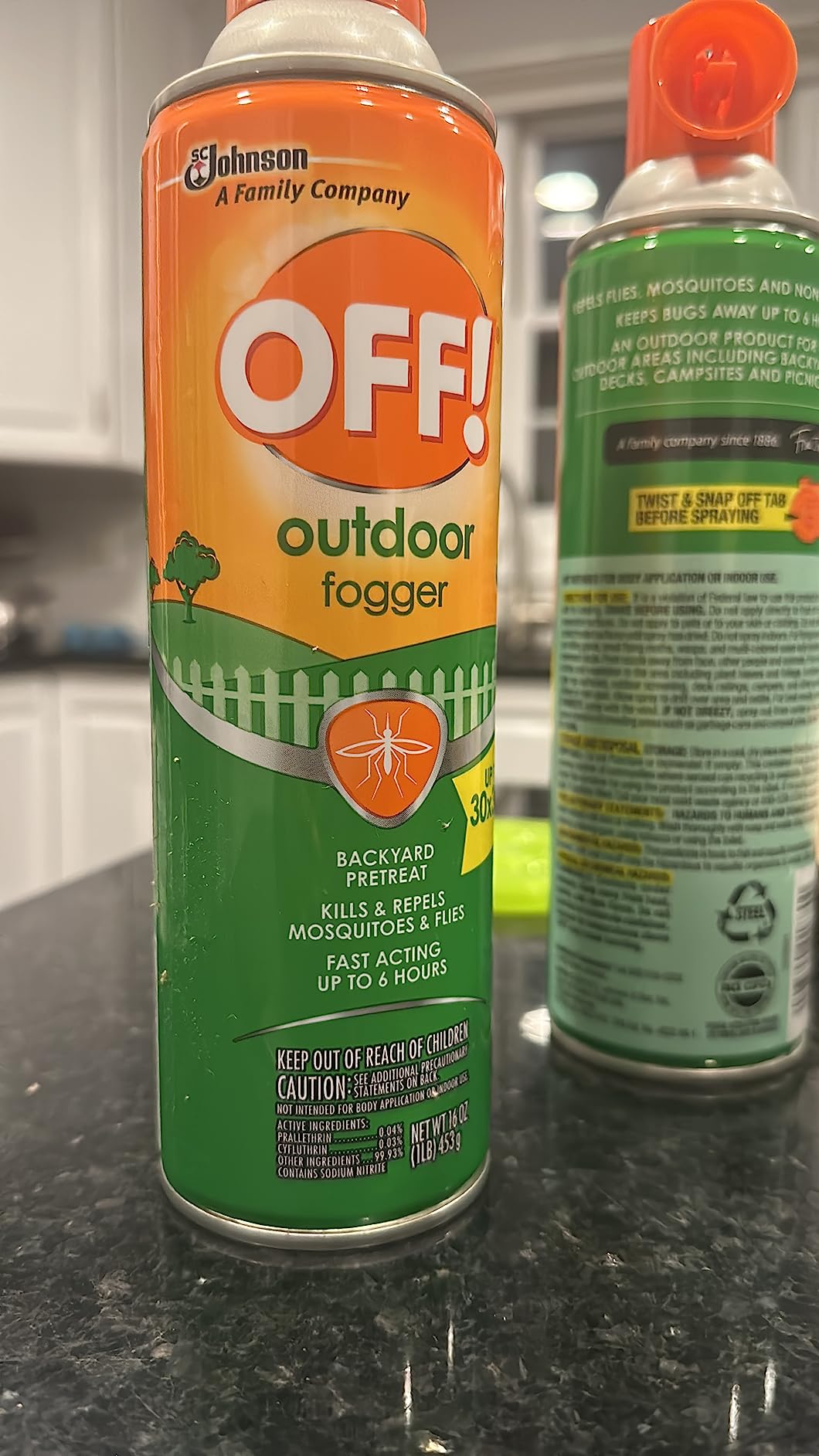 OFF! Backyard Pretreat Outdoor Mosquito Repellent Fogger, 16 oz, (2-Pack) customer photo 1