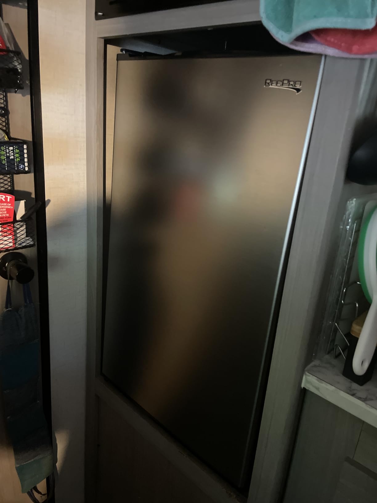 RecPro 3.3 Cu Ft 12V Stainless Steel RV Refrigerator | Frost Free, Built-in Freezer, Energy Efficient, Reversible Door, Adjustable Shelves customer photo 2