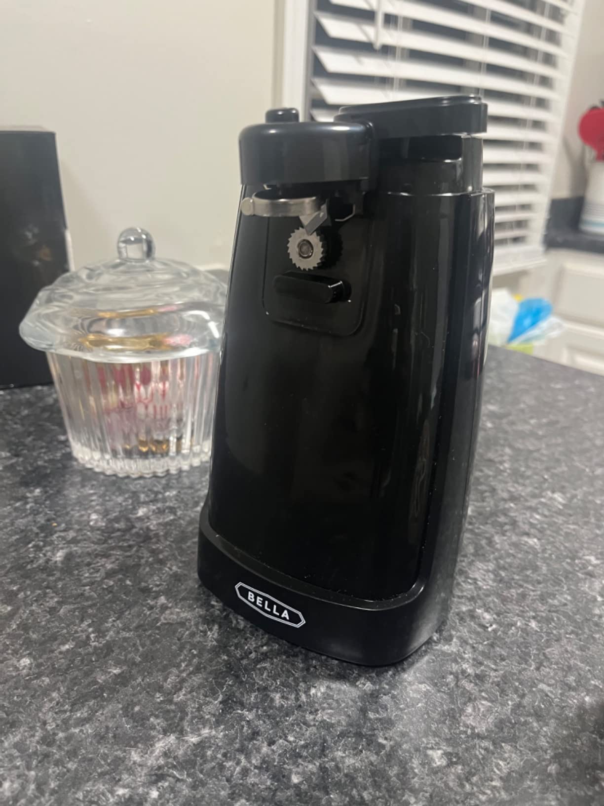 bella Electric Can Opener and Knife Sharpener, Black customer photo 2