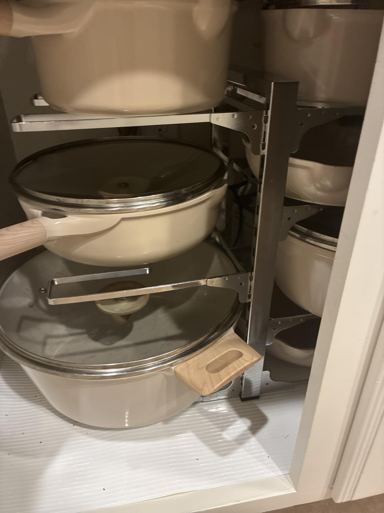 ORDORA Pots and Pans Organizer Under Cabinet 16.6