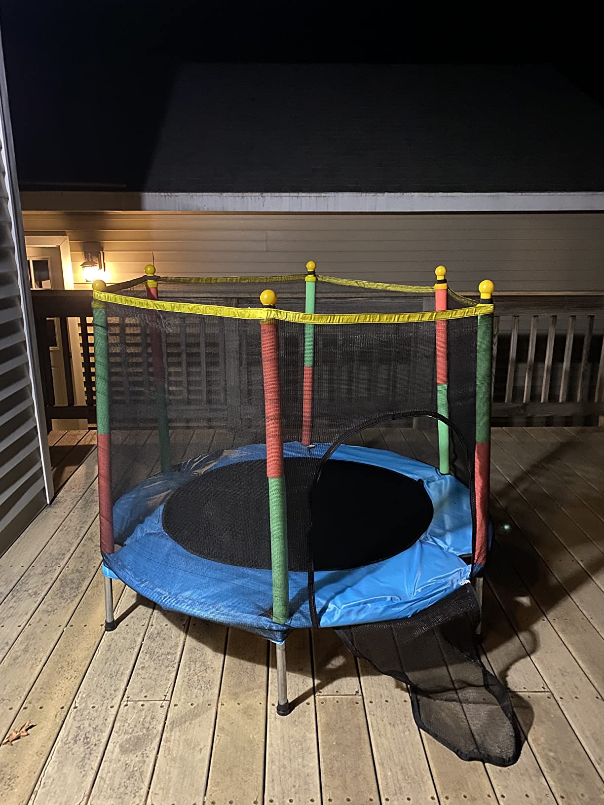 Toddler Trampoline for Kids Ages 1-8, 55'' Small Trampoline Indoor Outdoor customer photo 2