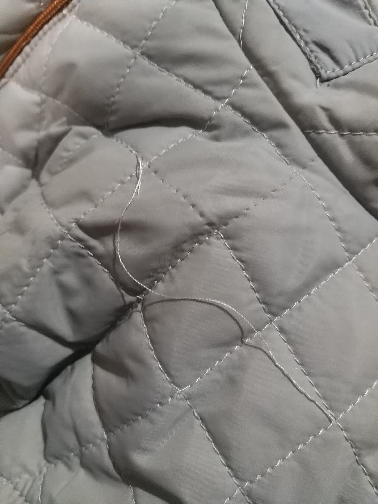 Women's Lightweight Quilted Jacket Stand Collar Zip Warm Winter Coat Outwear w 2 Pockets customer photo 2