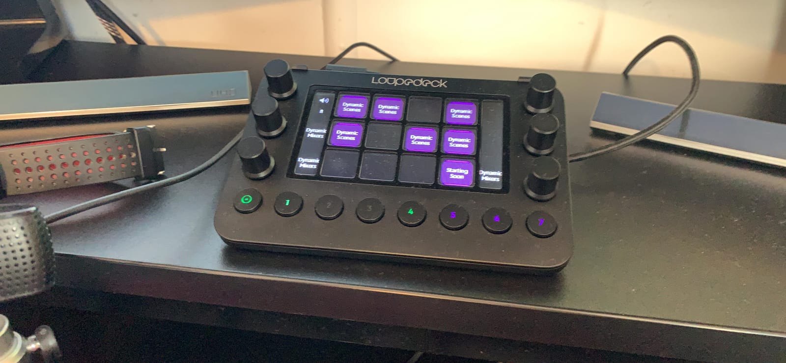 Loupedeck Live – The Custom Console for Live Streaming, Photo and Video Editing with Customizable Buttons, Dials and LED Touchscreen customer photo 1