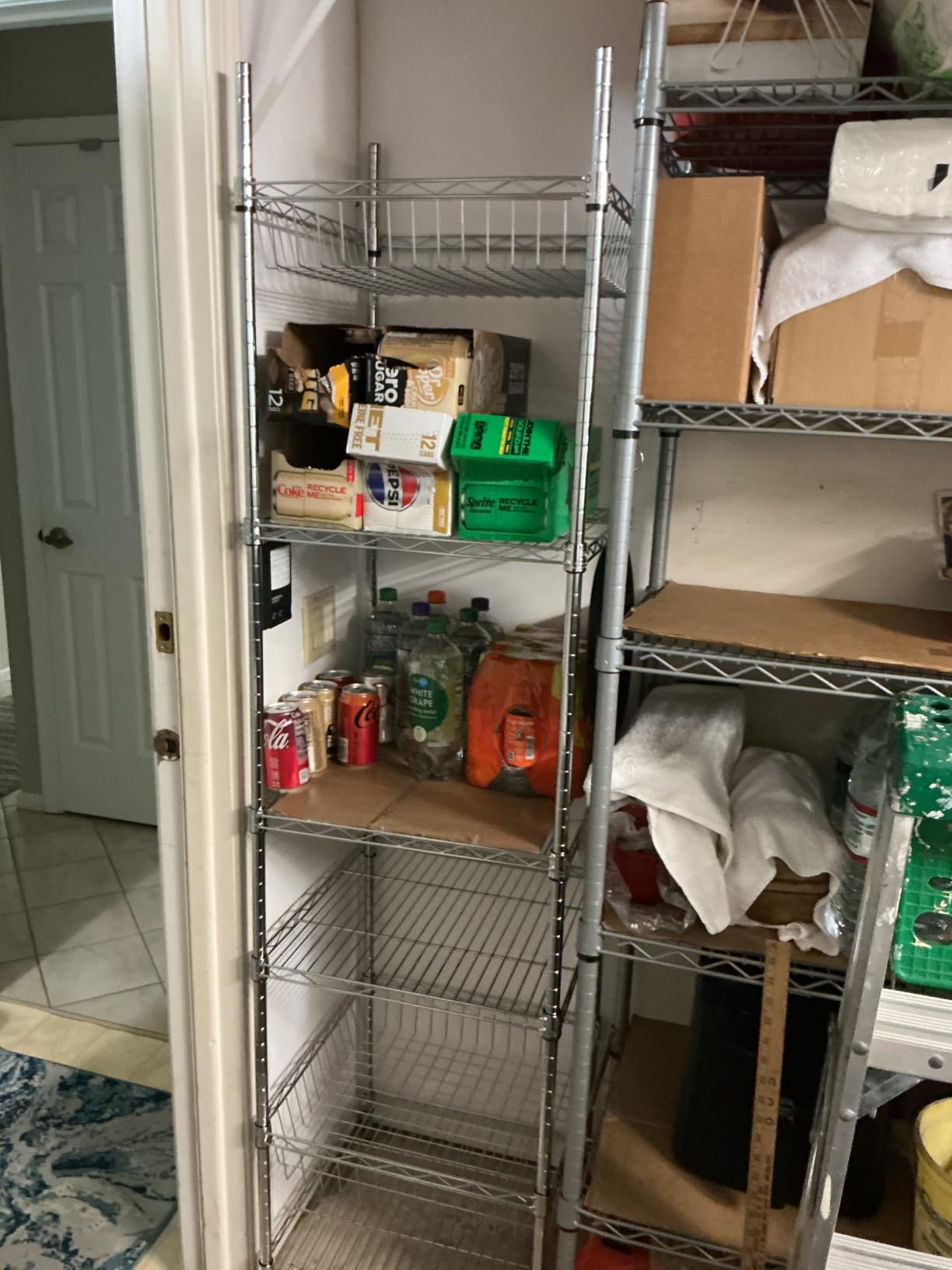 Finnhomy Heavy Duty 6 Tier Wire Shelving Unit with Wheels 18x18x72-inches 6 Shelves Storage Rack Thicken Steel Tube, Adjustable Shelving Rack for Kitchen Bathroom Office, NSF Certified, Chrome customer photo 1