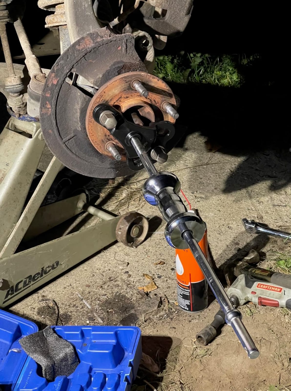 OMT Rear Axle Bearing Puller Tool Kit and Slide Hammer Set customer photo 1