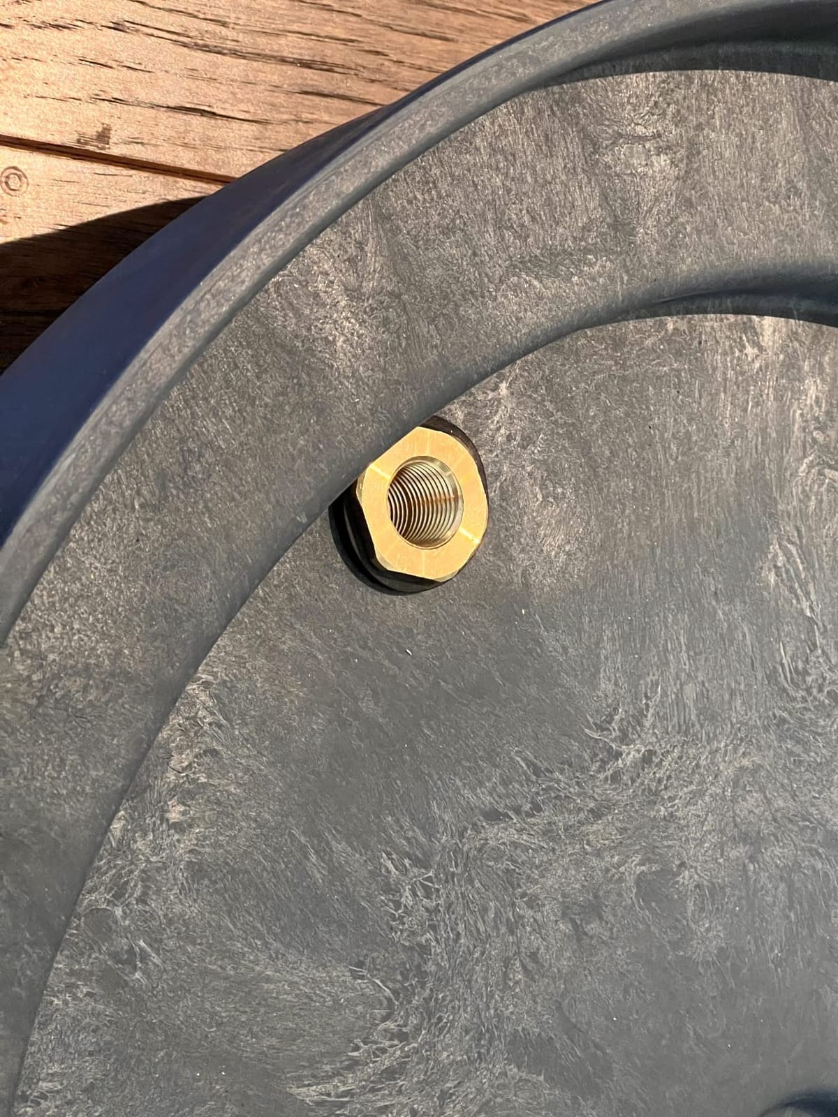 ELAFROS Heavy Duty Plastic Drum Dolly, 30/55 Gallon Barrel Cart, 900lb Gray customer photo 2