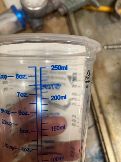 TCP Global 10 oz. (300ml) Graduated Plastic Mixing Cups - Box of 50 Plus 50 Mixing Sticks, Disposable Plastic Measuring Cups for Liquids, Paints, Resin, Epoxy, Kitchen, Ratios 2-1, 3-1, 4-1 ML customer photo 1