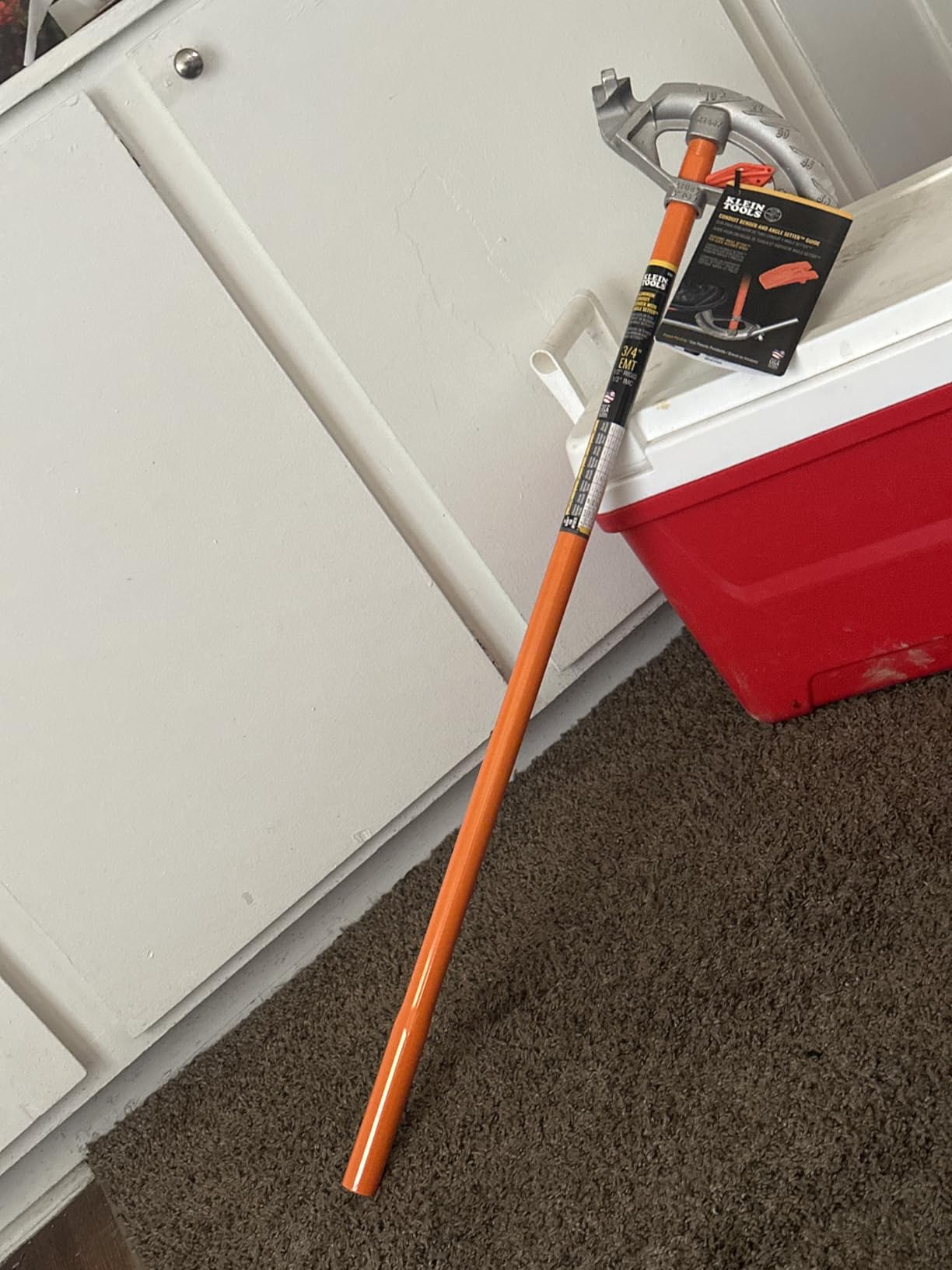 Klein Tools 51607 Aluminum Conduit Bender Full Assy, 3/4 EMT, 1/2 RMC & IMC customer photo 2