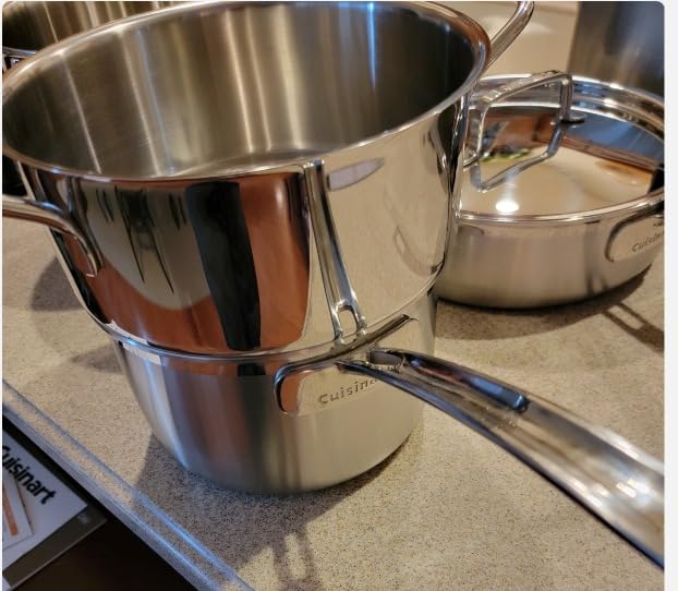 Cuisinart MCP-13 MultiClad Pro Stainless-Steel Cookware 13-Piece Cookware Set, Silver… customer photo 1