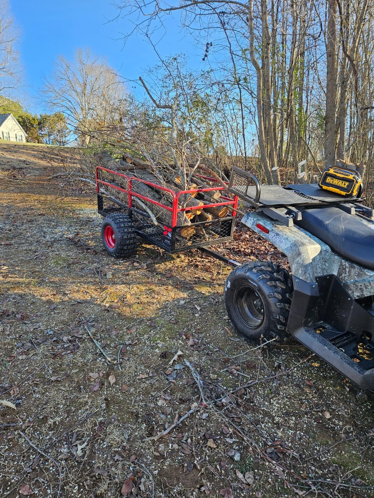 Yutrax TX162 HC1500 Heavy Duty ATV/UTV Trailer - for Off-Road Use - 1,500 lb. Capacity customer photo 2