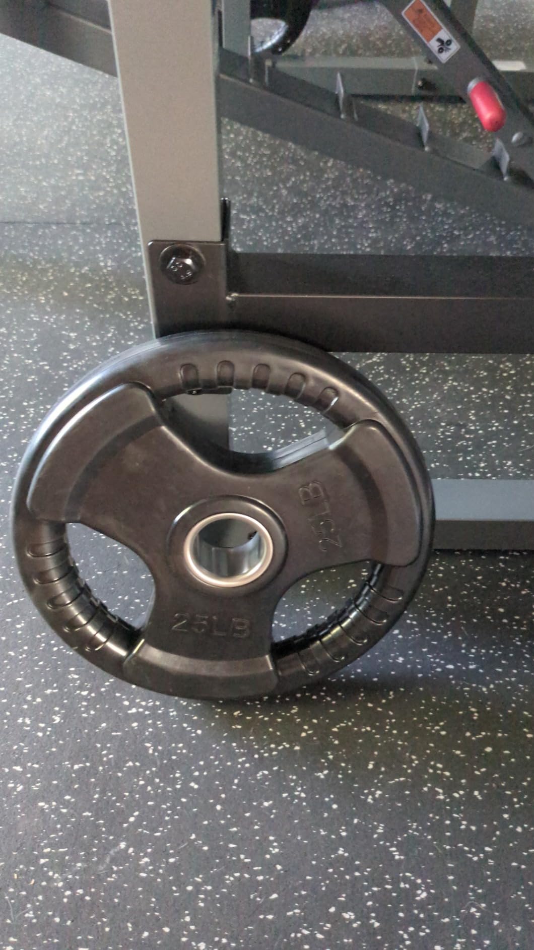 RitFit Olympic Rubber Grip Weight Plates, 2-Inch Barbell Set customer photo 2