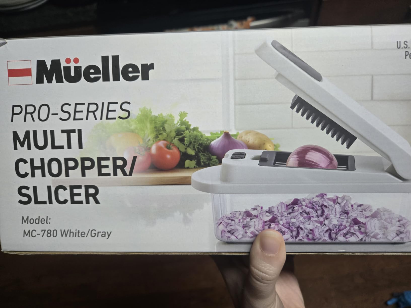 Mueller The Real Original Pro Vegetable Chopper & Mandoline Slicer, 10-in-1 customer photo 2
