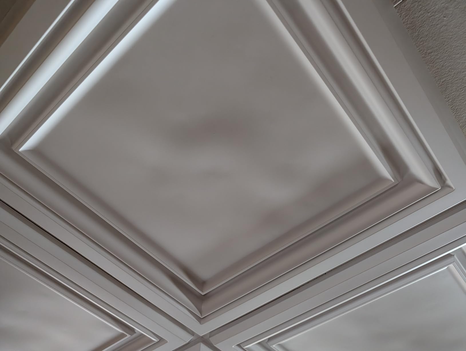 Art3d PVC Ceiling Tiles, 3D Plastic Sheet in White, 2 x 2 ft, 12-Pack customer photo 1