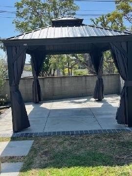 PURPLE LEAF Permanent Hardtop Gazebo 10' X 12' Aluminum, Gray customer photo 2