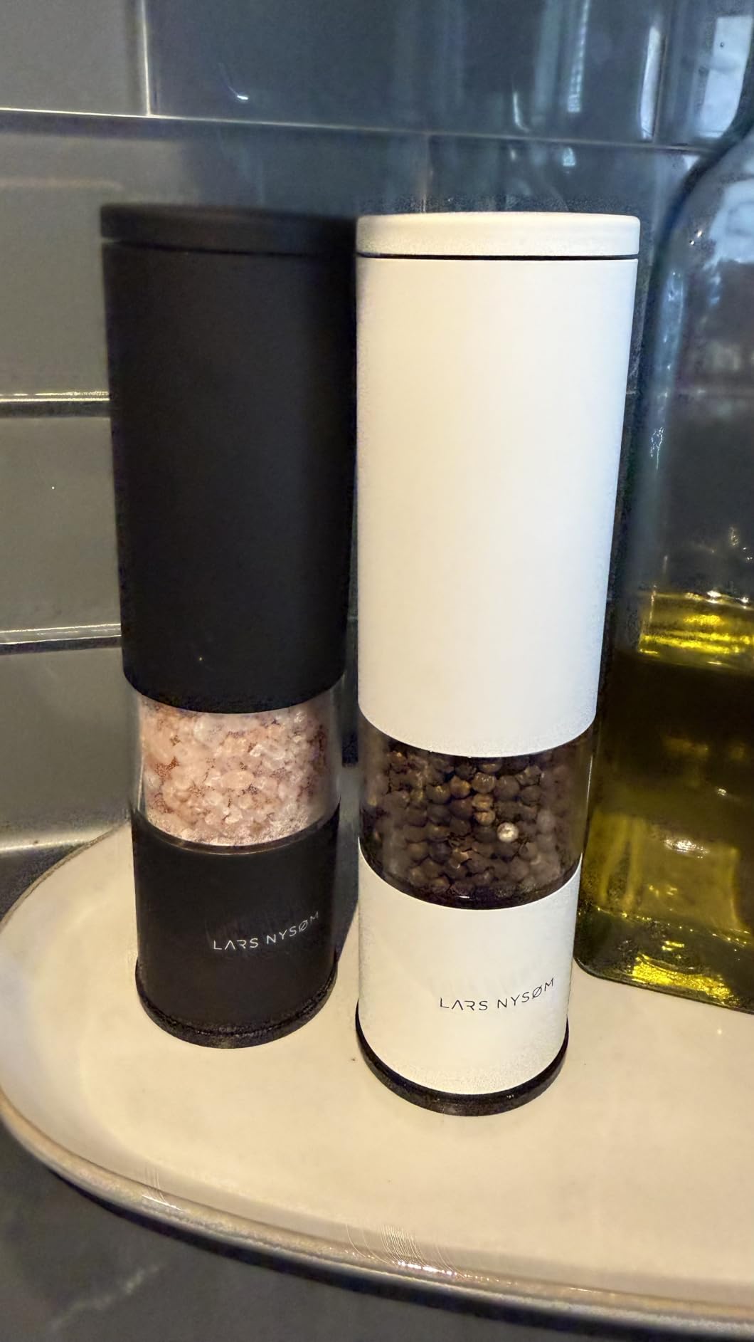 LARS NYSØM Salt and Pepper Grinder Set Manual - Sea Salt and Pepper Mills customer photo 1
