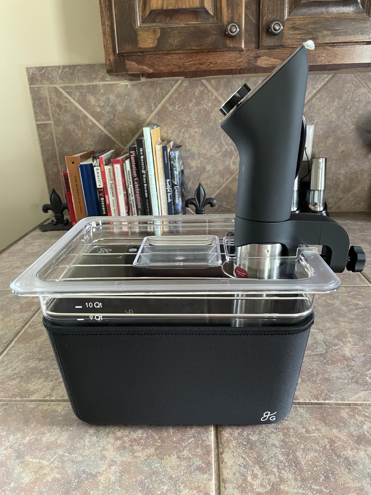Greater Goods Sous Vide Cooker, 1100W, No App or WiFi Needed (Onyx Black) customer photo 1