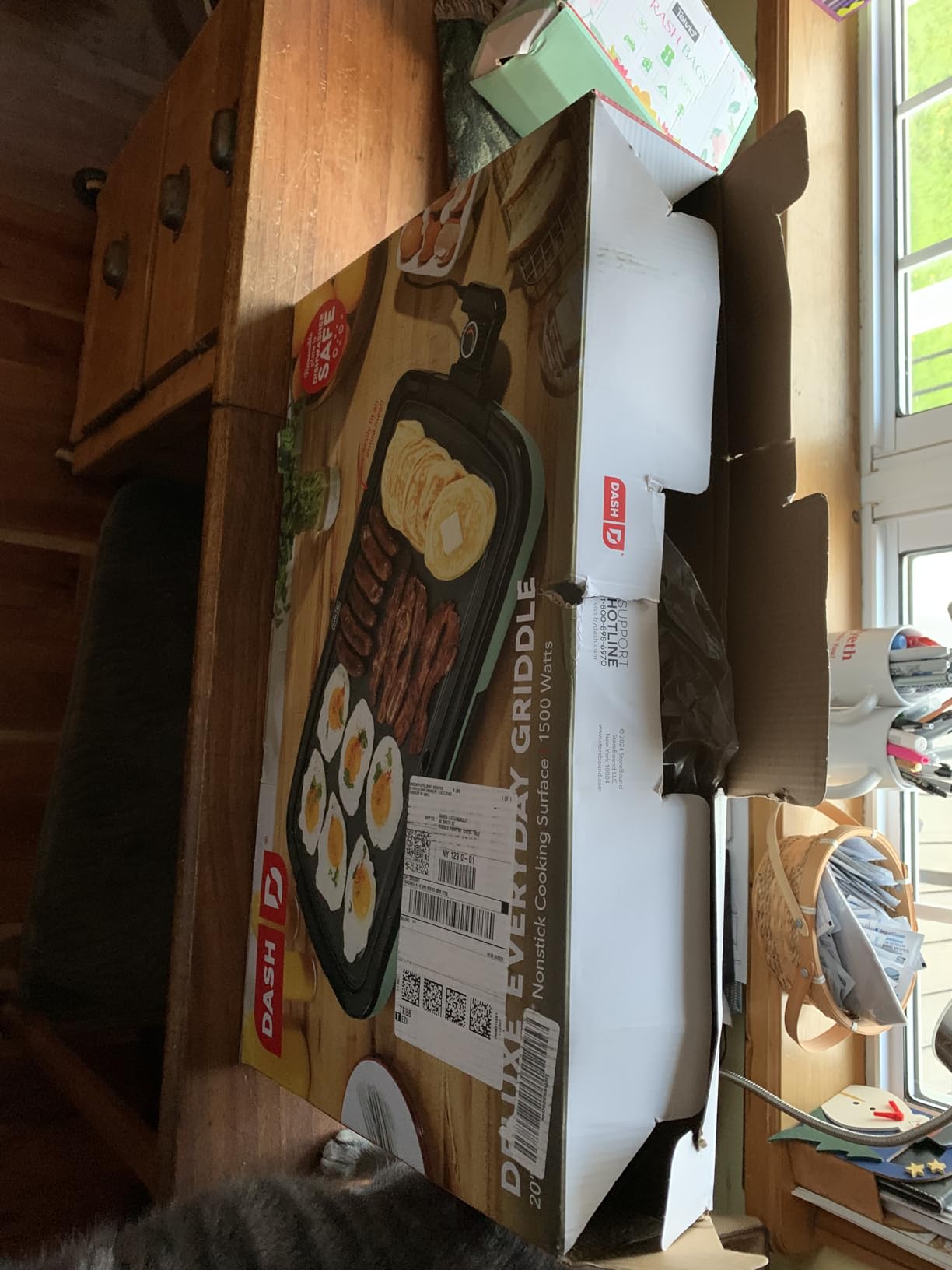 Dash Deluxe Everyday Electric Griddle, Removable Nonstick Plate, Black customer photo 2