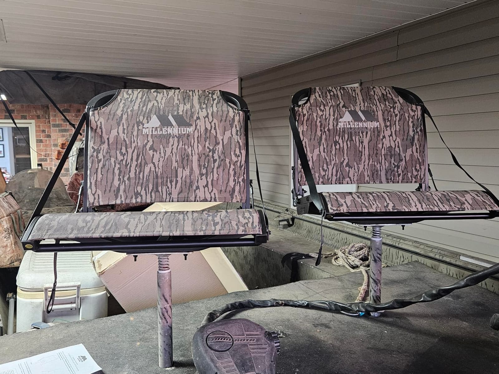 Millennium Marine B100 Boat Seat In Bottomland Camo customer photo 1