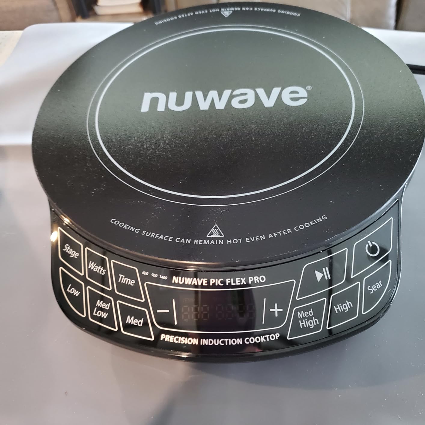 Nuwave Flex Precision Induction Cooktop, 6.5” Heating Coil, Black customer photo 2