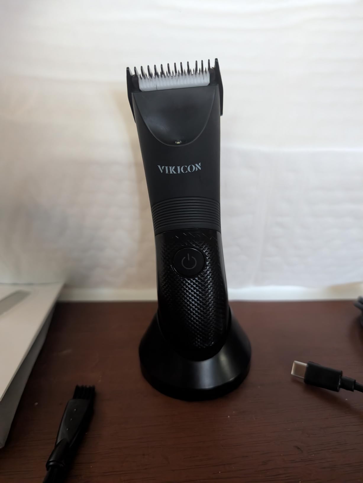 VIKICON Manscape Trimmer for Men, No Nicks Electric Body/Ball/Pubic Shaver customer photo 2