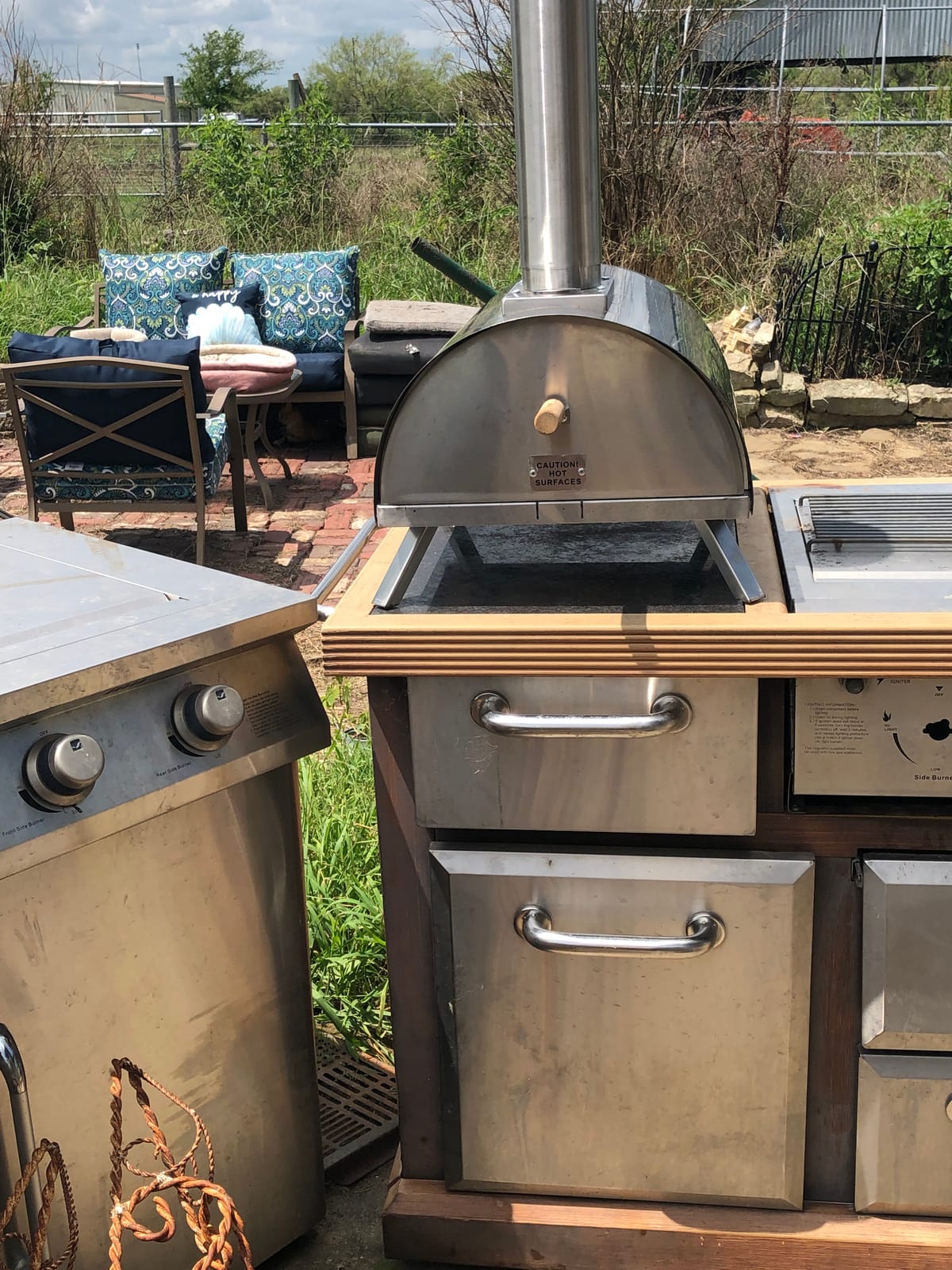 Pellethead Portable Wood-Fired Pizza Oven Kit, 800°F, 13