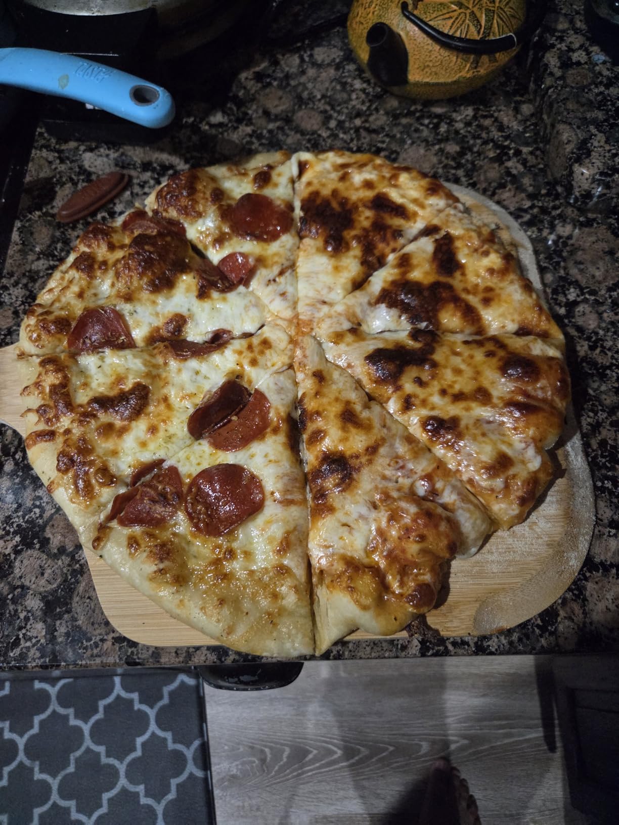 Hans Grill Pizza Peel PRO, Perforated Metal Non-Stick Paddle 12 Inch customer photo 1