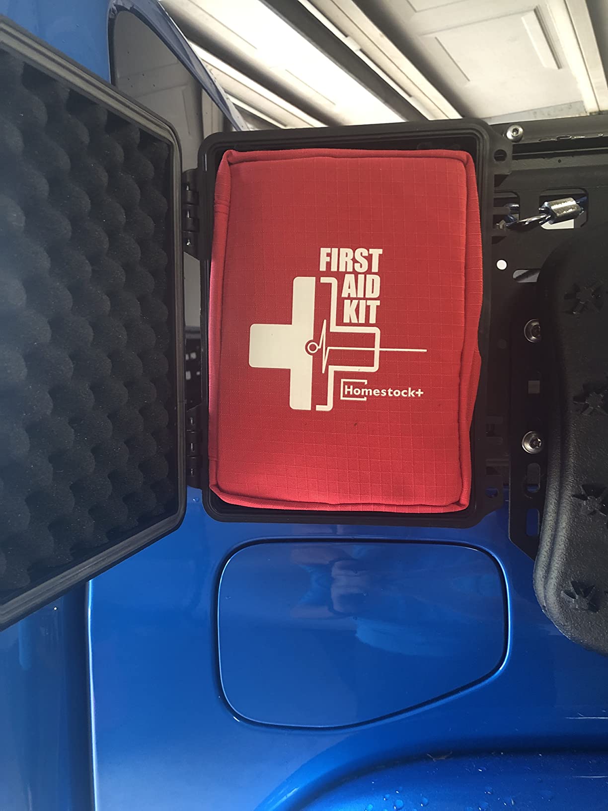 First Aid Kit, Professional Trauma First Aid Kit with Labelled Compartments Molle System for Car, Hiking, Backpacking, Camping, Traveling, and Cycling customer photo 2