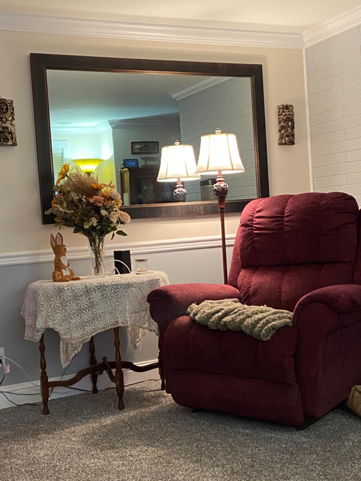 Sucolite Vintage Floor Lamp for Living Room, Traditional Tall Standing Lamp customer photo 1