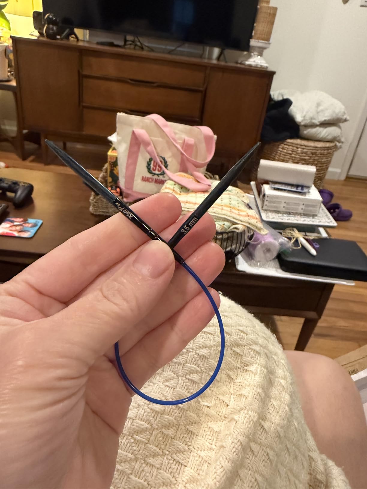 KnitPro Indigo Wood Mini Interchangeable Needle Set 2