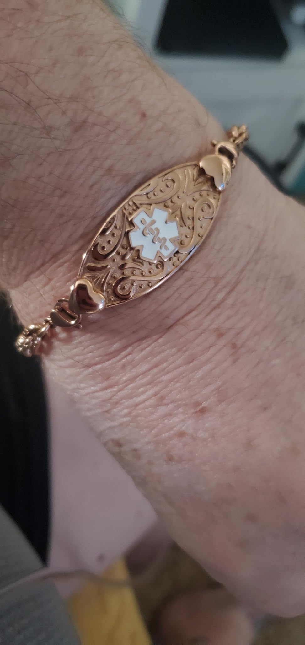 Medical Alert Bracelets for Women with Free Engraving customer photo 1
