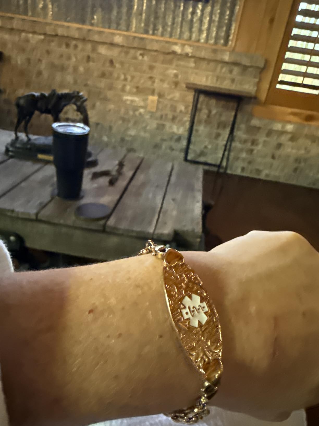 Medical Alert Bracelets for Women with Free Engraving customer photo 2