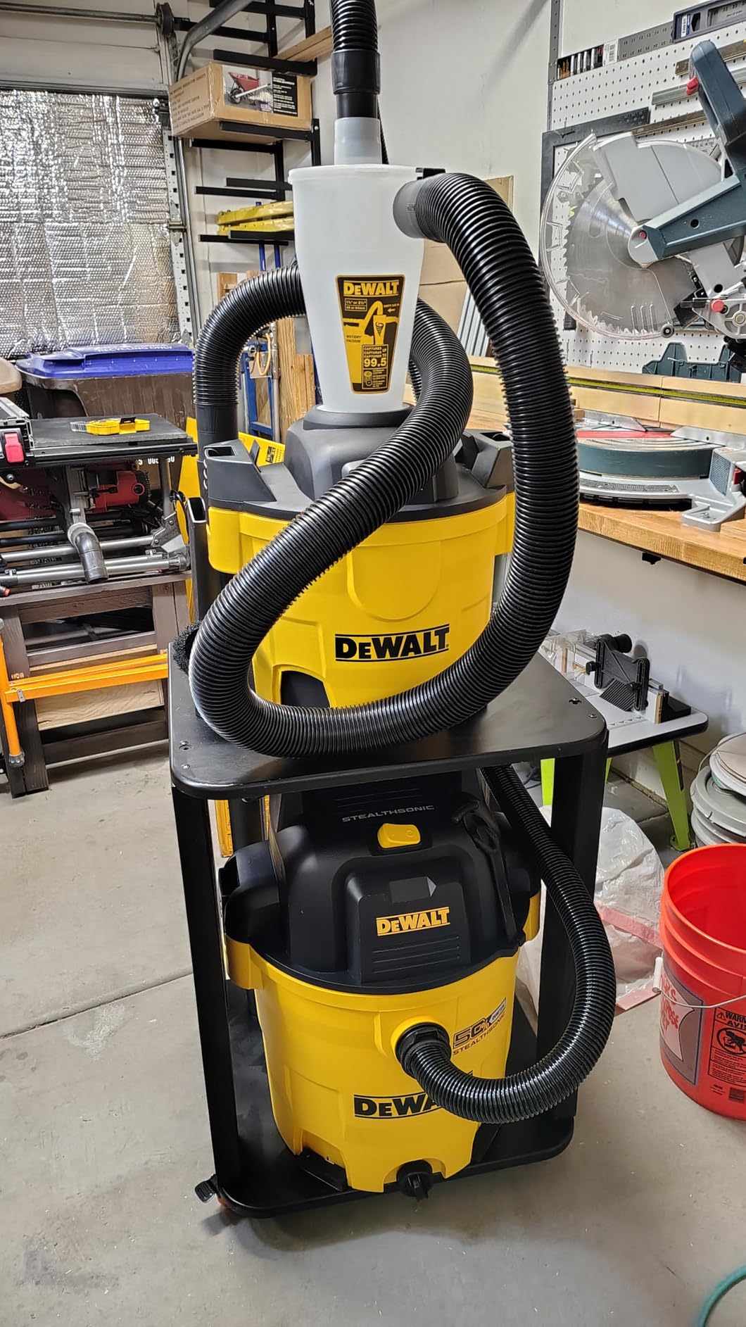 DEWALT 6 Gallon Dust Separator for Wet/Dry Shop Vacuums, DXVCS002 customer photo 2