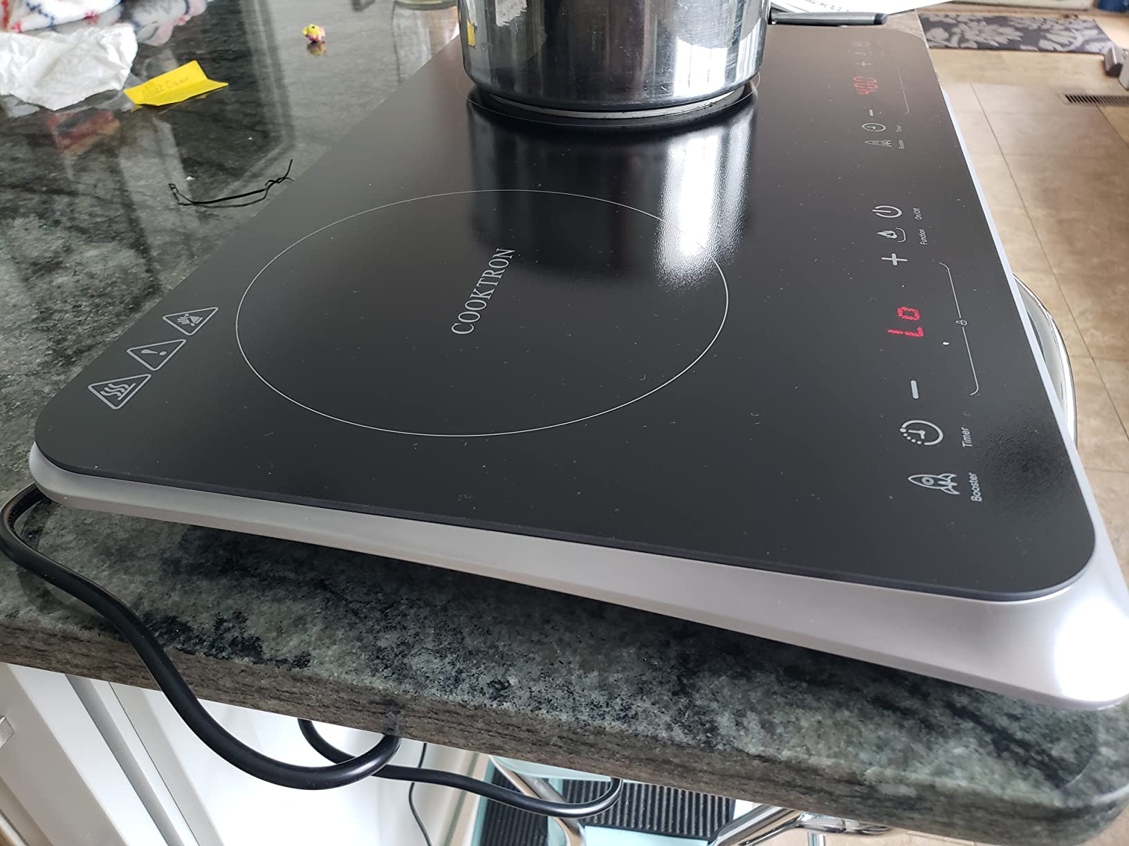 COOKTRON Portable Induction Cooktop 2 Burner, 1800W with Booster customer photo 1